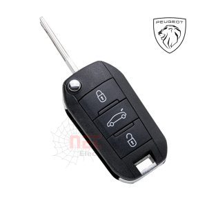 هاوسنج ريموت بيجو 307 PEUGEOT غلاف بديل عالي الجودة لريموت السيارة Peugeot 307 Remote Key Housing replacement shell made from durable plastic, perfectly fits the original remote.