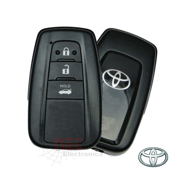 هاوسنج ريموت تويوتا كورولا بصمة – غلاف بديل عالي الجودة لريموت تويوتا كورولا بتقنية البصمة Toyota Corolla Smart Key Housing – Premium replacement shell for push start key fob