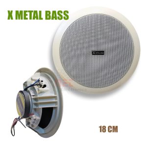 سماعة سقف سبوت 6 بوصة XMETAL BASS CLS-606T عالية الجودة بقطر 18 سمXMETAL BASS Ceiling Spot Speaker 6 Inch CLS-606T High Quality 18 cm