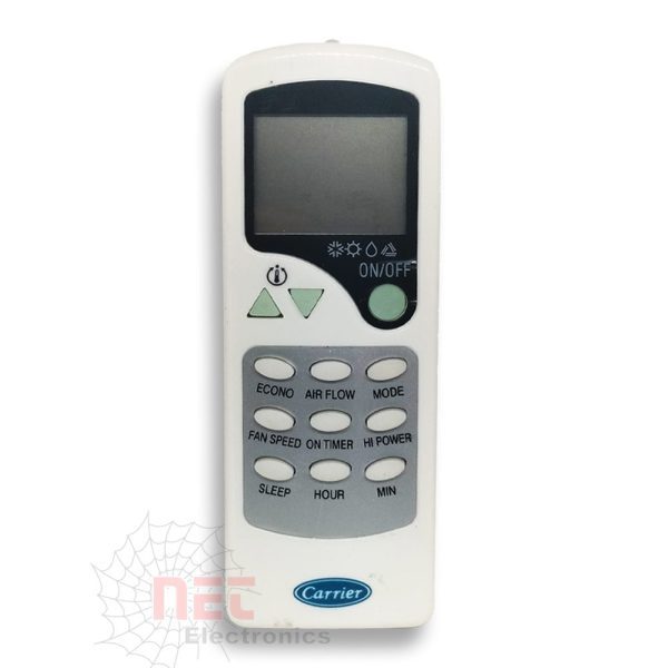 "ريموت تكييف كاريير و باور QH للتحكم السهل والفعال في أجهزة التكييف" "Power Carrier QH AC Remote for easy and efficient air conditioner control"