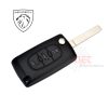 هاوسنج ريموت بيجو 3 زرار 407 408 308 307 غلاف بديل متين وسهل التركيب Peugeot 3-Button Remote Key Housing for 407 408 308 307 – Durable replacement shell