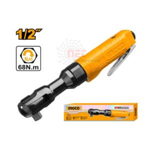 دريل راتشة هواء INGCO 1/2 بوصة موديل ARW121 للاستخدام الاحترافيINGCO 1/2 Inch Air Ratchet Drill Model ARW121 for Professional Use