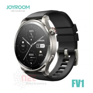 ساعة سمارت JOYROOM SMART WATCH FV1 – ساعة ذكية متعددة الوظائف لمراقبة النشاط البدني ومعدل نبض القلبJOYROOM SMART WATCH FV1 – Multi-function Smartwatch for Activity Tracking and Heart Rate Monitoring