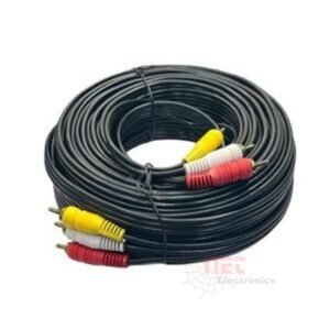 وصلة 3×3 اوديو فيديو 10 متر عالية الجودة لنقل الصوت والصورةHigh-quality 3x3 Audio Video Cable 10M for clear sound and picture transmission