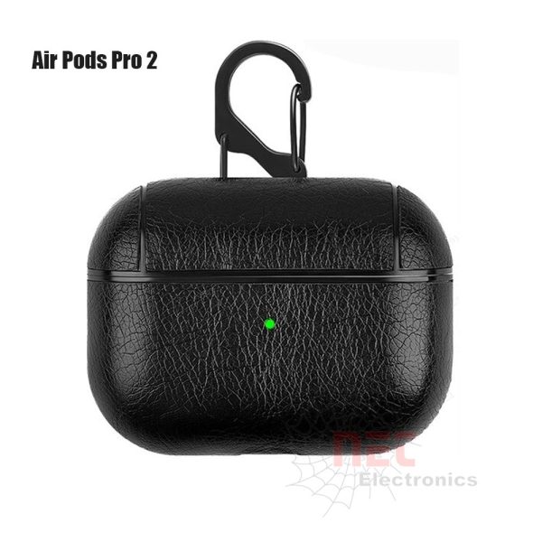 جراب ايربودز برو 2 جلد فاخر لحماية AirPods Pro 2 بتصميم أنيق وجودة عالية Premium AirPods Pro 2 Leather Case – Elegant Design and High-Quality Protection