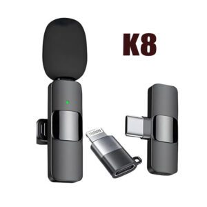 مايك ايفون + تايب سي وايرليس Wireless IPHONE+Type-C MIC K8