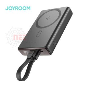 باور بانك 10000 ماج سيف شاشة JOYROOM – شاحن متنقل لاسلكي يدعم MagSafe مع شاشة رقمية LED وسعة 10000 مللي أمبير JOYROOM 10000mAh MagSafe Power Bank with LED Display – Wireless Portable Charger with Magnetic Charging and Digital Screen