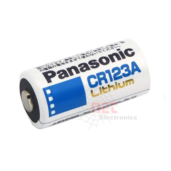 بطارية CR123A باناسونيك 3V أصلية عالية الجودةPanasonic CR123A 3V Battery Original High Quality