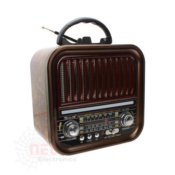 راديو جولون بلوتوث فلاشة شحن موديل 730 بصوت عالي الجودة واتصال متعدد الوسائطGOLON Bluetooth USB Radio Charger 730 – High-quality sound and multi-function design