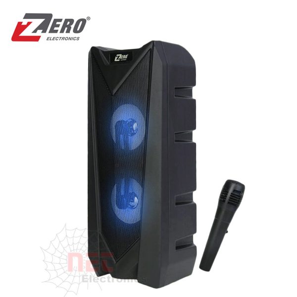صب قطعة واحدة شحن بالمايك ZERO ZR585S صغير الحجم وقوي الصوت لاسلكيZERO ZR585S One-Piece Rechargeable Bluetooth Speaker with Mic – compact and powerful