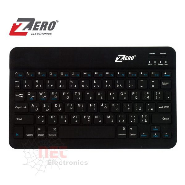 كيبورد ميني وايرليس ZERO ZR3030 صغير الحجم سهل الحمل والاتصالZERO ZR3030 Mini Wireless Keyboard – Compact, Portable, and Easy to Connect
