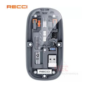 ماوس وايرليس RECCI SPACE CAPSULE بتصميم عصري مريح وعالي الدقة RECCI SPACE CAPSULE Wireless Mouse with modern ergonomic design and high precision