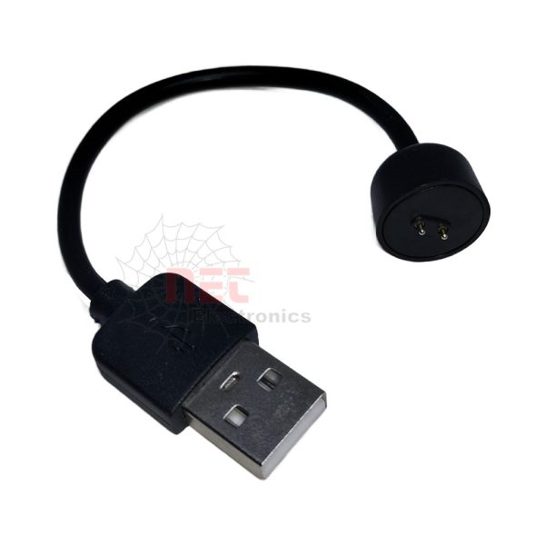 شاحن ساعة سمارت Mi Band 5 مغناطيسي بتصميم مريح للشحن السريع والآمنMagnetic Smart Watch Charger for Mi Band 5 with fast and safe charging design