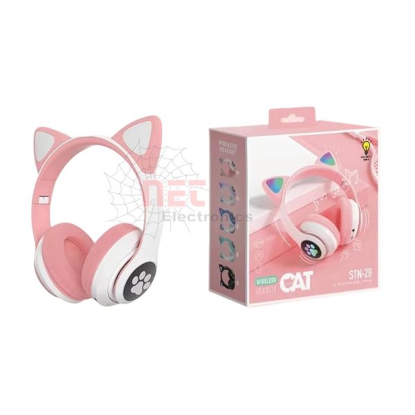 هيدفون بلوتوث ديزني CAT STN-28 بتصميم شخصيات كرتونية للأطفال Disney CAT STN-28 Bluetooth Headphones with Cartoon Characters Design for Kids
