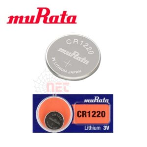 حجارة قرش CR 1220 muRata – بطارية صغيرة عالية الأداء للاستخدامات المتنوعة