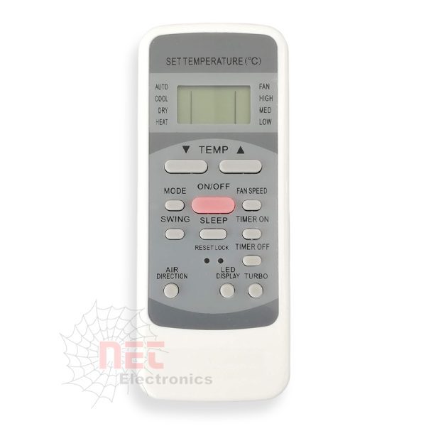 ريموت تكييف سوبر جنرال و كاريير ميديا R51M/E بديل متوافق مع موديلات متعددة R51M/E Remote Control Compatible with Carrier, Midea & Super General AC Models