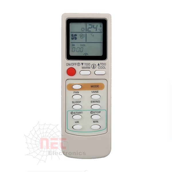 ريموت تكييف ميتسوبيشي MITSUBISHI بديل عالي الجودة متوافق مع موديلات متعددة High-quality Mitsubishi Air Conditioner Remote Control compatible with multiple models ريموت تكييف ميتسوبيشي بتصميم عملي واستخدام مباشر بدون برمجة