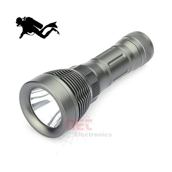 كشاف غطس يدوي وسط POWER STYLE مقاوم للماء للإضاءة في الرحلات والغطس Power Style Medium Waterproof Diving Flashlight for Outdoor and Underwater Use