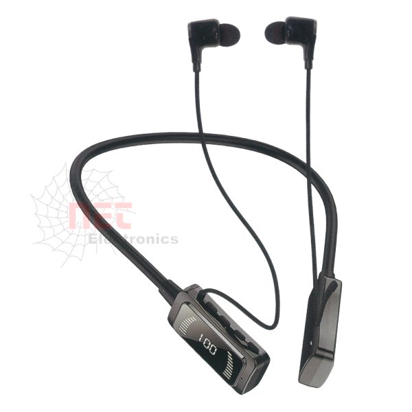 سماعة بلوتوث رياضية U201 بطوق مرن وخفة في التصميم U201 Bluetooth Sports Headset with flexible neckband and lightweight design