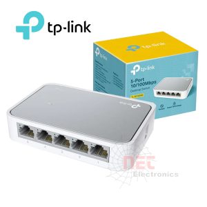 سويتش 4 بورت TPLINK TL-SF1005D لتوزيع الإنترنت بسرعة وثبات TP-Link TL-SF1005D 4-Port Network Switch for stable internet distribution