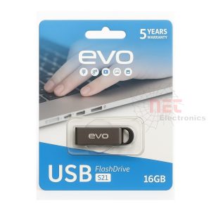 فلاش ميموري 16GB ايفو EVO بمنفذ USB 2.0 وتصميم صغير الحجم EVO 16GB Flash Drive with USB 2.0 interface and compact design