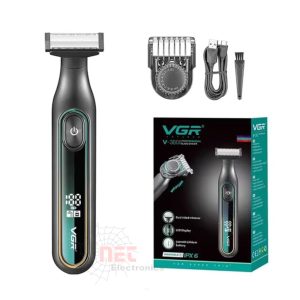 ماكينة حلاقة وتخفيف دقن V-360 من VGR | بطارية قوية – شفرات حادة – تصميم مريح VGR V-360 Beard Trimmer | Powerful Battery – Sharp Blades – Ergonomic Design