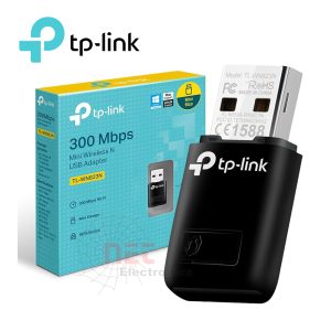 محول واي فاي USB نانو 300 ميجا TP-LINK TL-WN823N عالي السرعة لاتصال لاسلكي مستقر TP-LINK TL-WN823N Nano USB Wi-Fi Adapter 300Mbps – High-Speed and Stable Wireless Connection