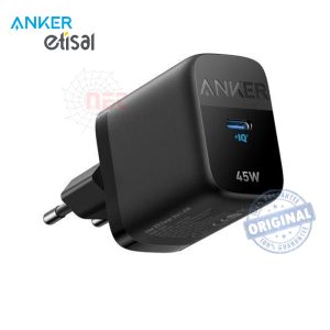 رأس شاحن Anker 45W PD أصلي من Anker Etisal – شحن سريع وآمن عبر USB-COriginal Anker 45W PD Charger from Anker Etisal – Fast and safe USB-C charging adapter
