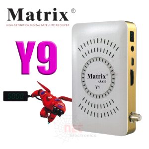 النص البديل: رسيفر اي بي ماتركس Y9 بدقة 4K ودعم IPTVAlt Text: Matrix IP Receiver Y9 with 4K resolution and IPTV support