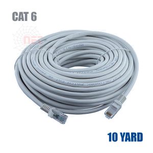 سلك نت CAT6 جاهز 10 ياردة من لوكس بتوصيل RJ45 عالي الجودة لنقل بيانات سريعLux 10-Yard Ready CAT6 Ethernet Cable with High-Quality RJ45 Connection for Fast Data Transfer