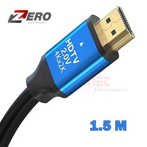 كابل HDMI 4K بطول 1.5 متر لتوصيل الأجهزة بدقة فائقة الوضوح وجودة عاليةHDMI 4K Cable 1.5M for high-resolution device connectivity with superior quality