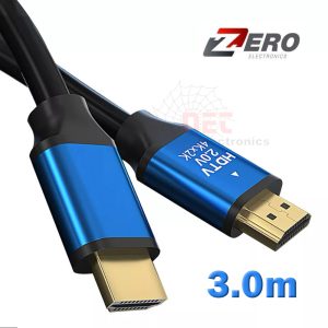 كابل HDMI 4K 3 متر عالي السرعة لنقل الصوت والفيديو بجودة فائقةHigh-Speed HDMI Cable 4K 3M for Ultra HD Audio and Video Transmission