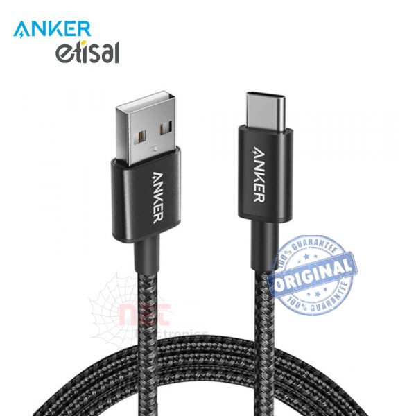 كابل شحن USB إلى Type-C من أنكر A8173H11 عالي الجودة من ANKER ETISAL Anker USB to Type-C Charging Cable A8173H11 - High-Quality Fast Charging Cable by ANKER ETISAL