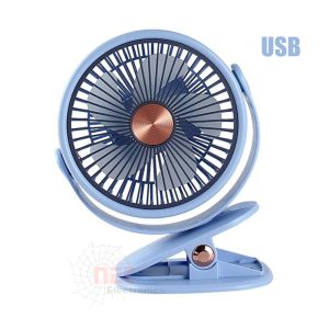 مروحة مكتب USB مشبك 4 بوصة بلون أنيق وتصميم مدمج قابلة للتثبيت على الطاولات والمكاتب – مناسبة للمكاتب والدراسة4-inch USB clip desk fan in sleek design, compact and mountable on desks and tables – ideal for office and study use