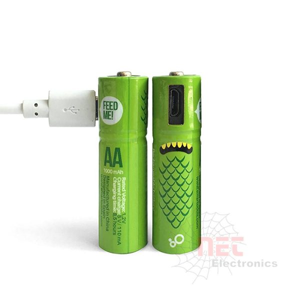 حجارة قلم AA شحن بشاحن موبايل SMARTOOOLS