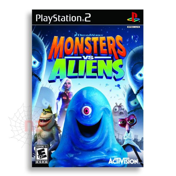 Monsters VS Aliens PS2 CD