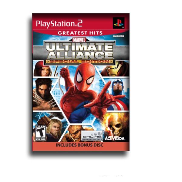 Marvel: Ultimate Alliance PS2 CD