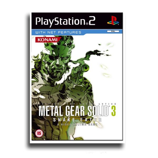 Metal Gear Solid 3 Snake PS2 CD